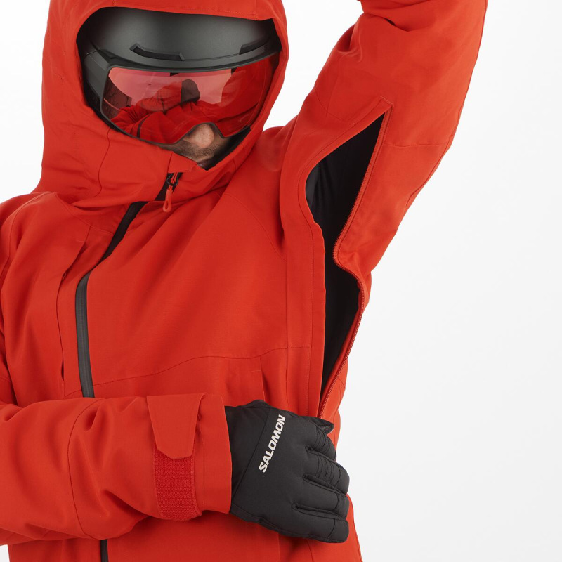 Bunda SALOMON TRANSFER PUFF JACKET MFiery Red 6