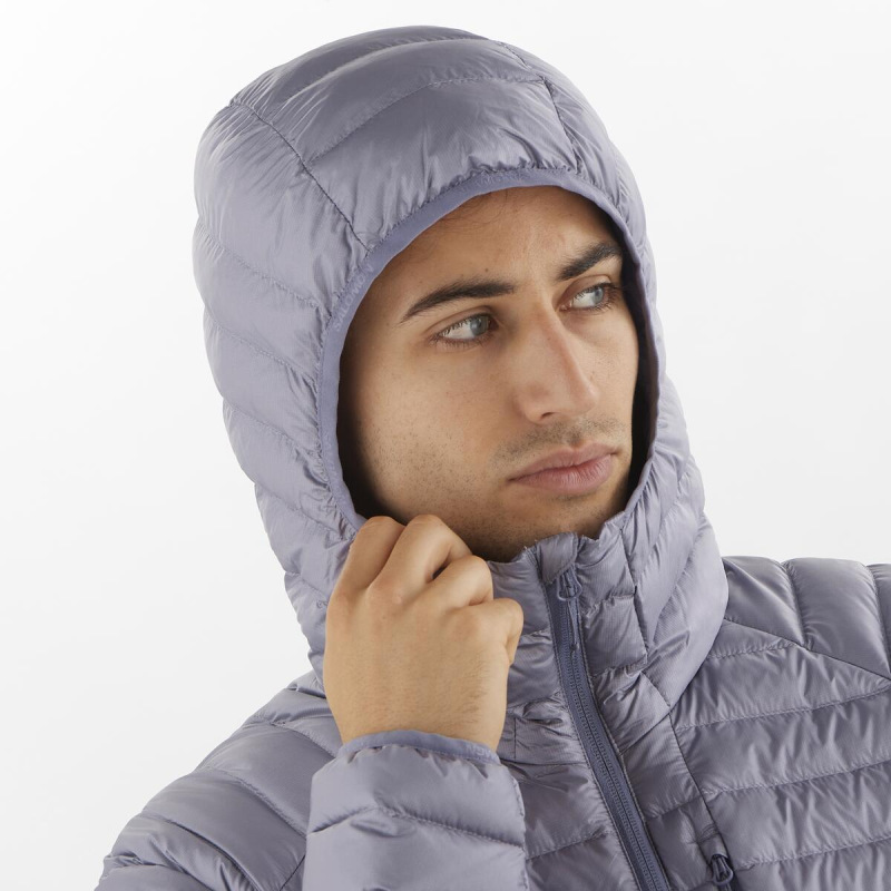 Pánska bunda SALOMON ELIXIR MICRO DOWN JKT M BLUE GRANIT 3