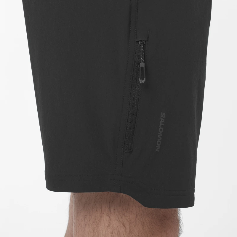 Krátke turistické nohavice Salomon WAYFARER 2.0 SHORTS M Deep Black 4