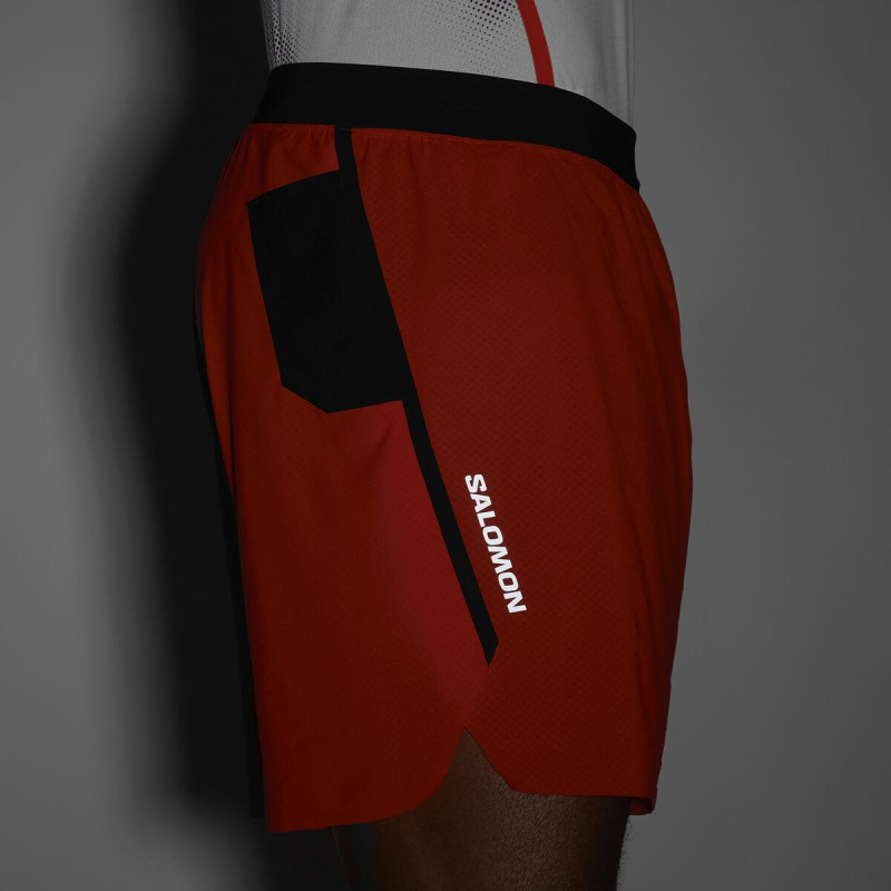 Pánske bežecké trenky Salomon S/LAB SPEED SPL 7" SHT M Fiery Red 4