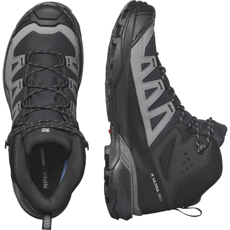 Pánska outdoorová obuv Salomon X ULTRA 360 MID GTX Black