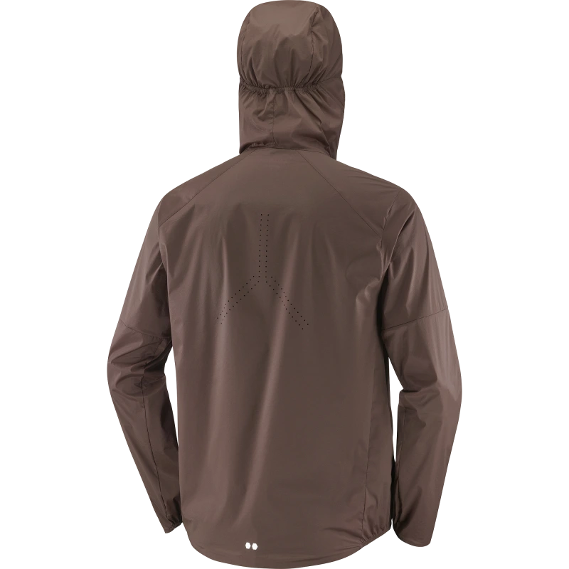 Bežecká bunda Salomon SENSE AERO WIND JKT M Coffee Bean 1