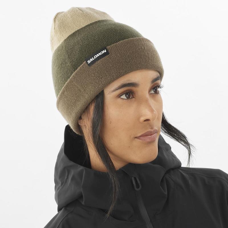 Čiapka Salomon FLATSPIN REVERSIBLE BEANIE SHITAKE