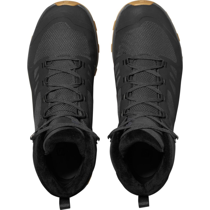 Pánska zimná obuv Salomon OUTsnap CSWP Black / Ebony 2