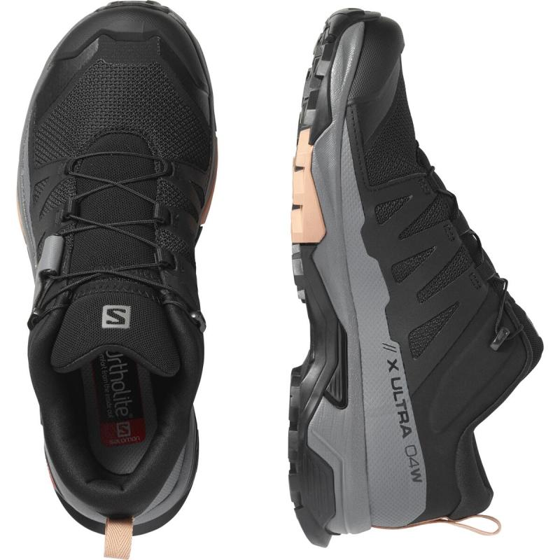 Dámska outdoorová obuv Salomon X ULTRA 4 W Black/QuSh/Sirocco