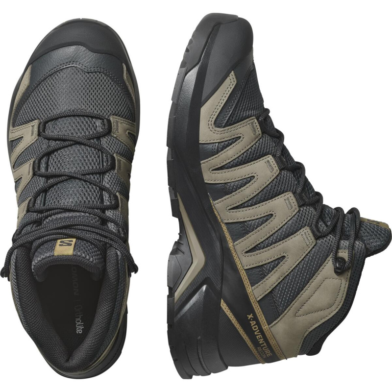 Pánska outdoorová obuv Salomon X-ADVENTURE RECON MID GTX Asphal/Fl 4