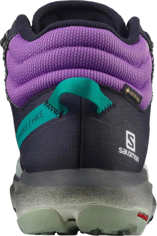 Pánska hikingová obuv Salomon PREDICT HIKE MID GTX Black / Royal Lilac
