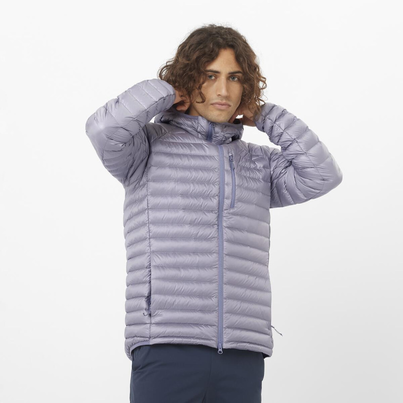 Pánska bunda SALOMON ELIXIR MICRO DOWN JKT M BLUE GRANIT 1