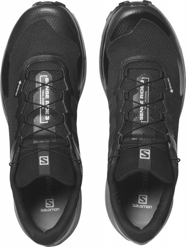 Pánska bežecká obuv Salomon SENSE RIDE 3 GTX Black / Quiet Shade