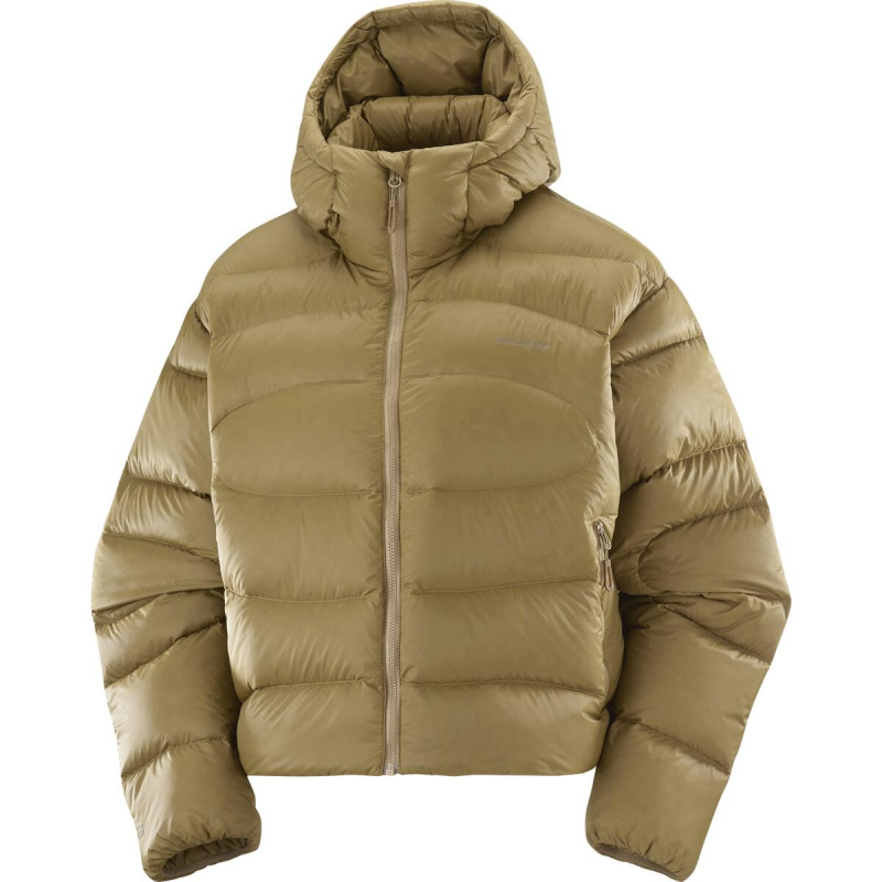 Bunda SALOMON OUTLINE NOV CROP DOWN W BRILLIANT OLIVE