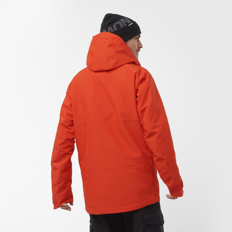 Bunda SALOMON TRANSFER PUFF JACKET MFiery Red 2