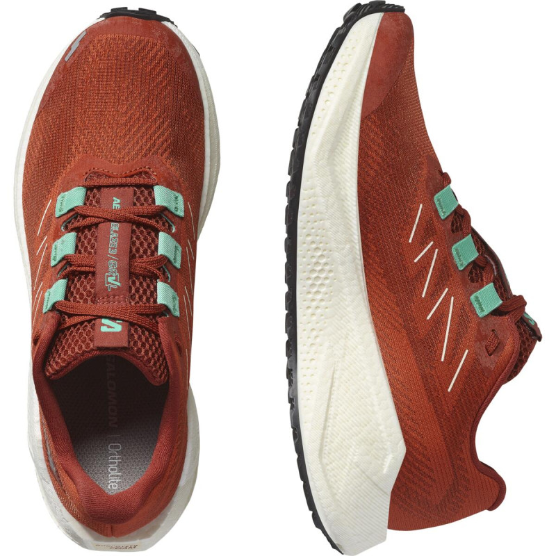 Dámska cestná bežecká obuv Salomon AERO BLAZE 3 GRVL W Burnt Ochre/Van 4