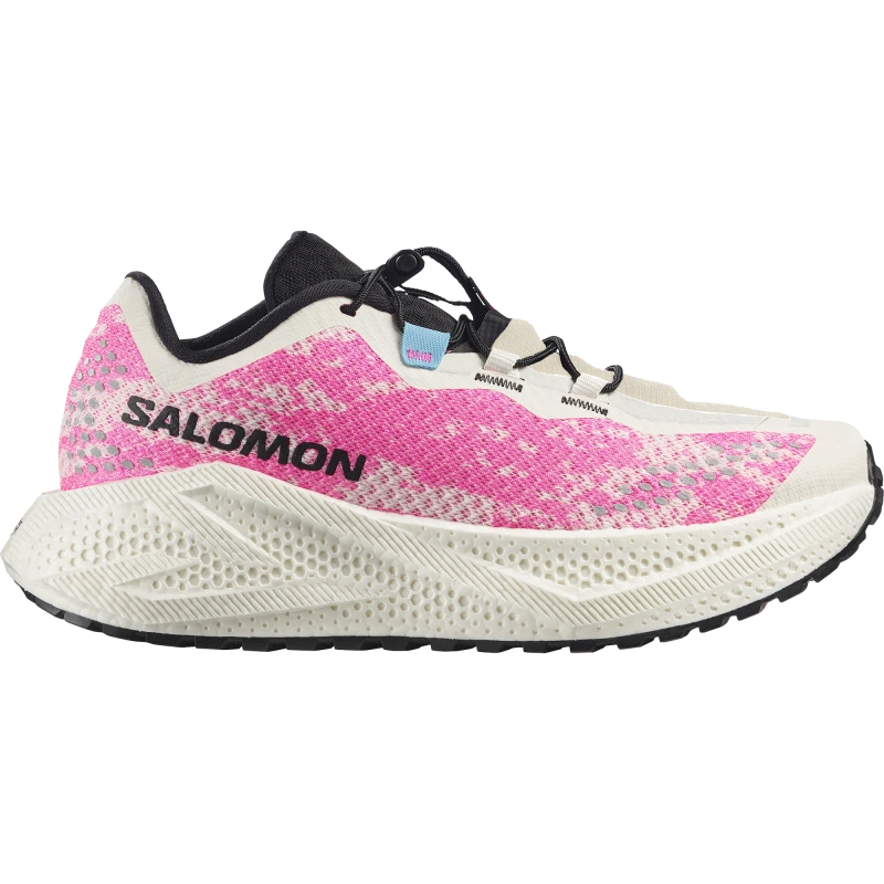 Dámska univerzálna bežecká obuv Salomon AERO GLIDE 4 GRVL W Vanilla Ice / Knockout Pink