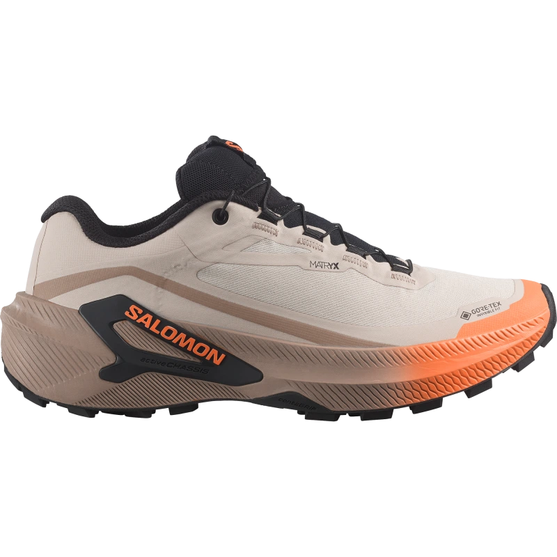 Nepremokavá dámska bežecká obuv Salomon GENESIS 2 GTX W Rainy Day / Desert Tan