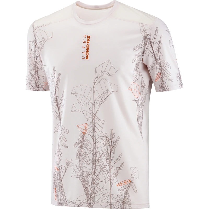 Bežecké tričko S/LAB ULTRA TEE AOP M LILAC ASH