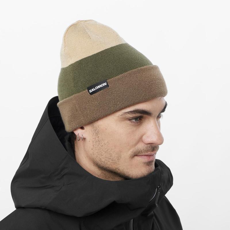 Čiapka Salomon FLATSPIN REVERSIBLE BEANIE SHITAKE