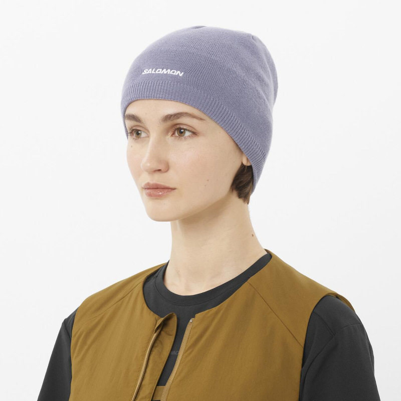 Čiapka Salomon BEANIE BLUE GRANITE 2
