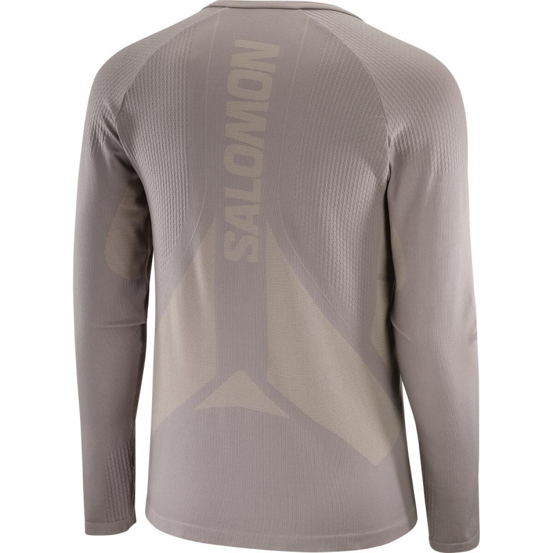 Bežecké tričko Salomon SENSE AERO SEAMLESS TEE M IRON 1