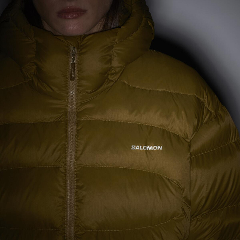 Bunda SALOMON OUTLINE NOV CROP DOWN W BRILLIANT OLIVE 7