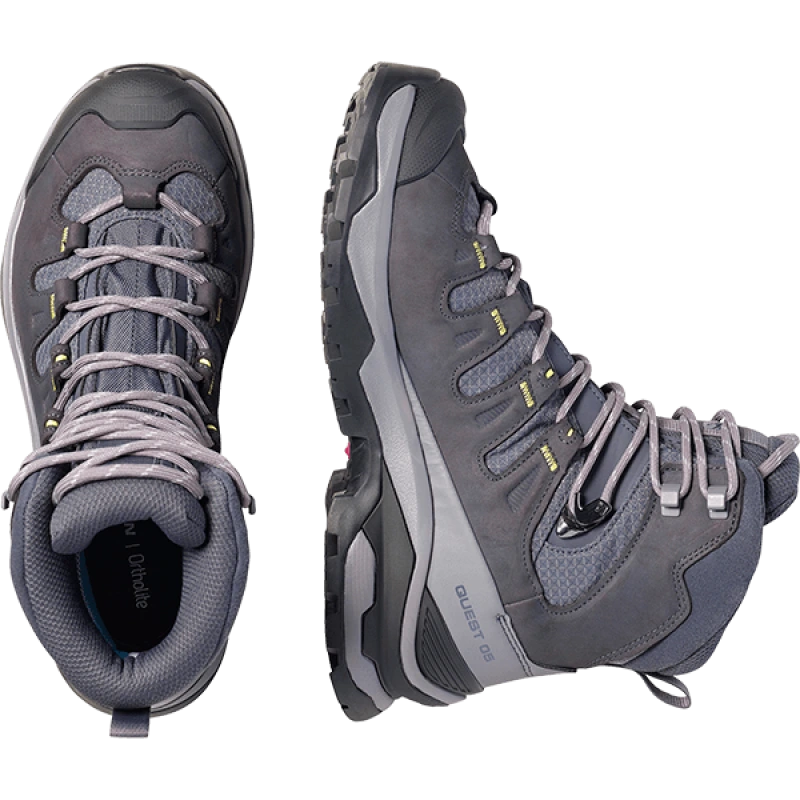 Dámska turistická obuv Salomon QUEST 5 GTX Nine Iron / Excalibur 3