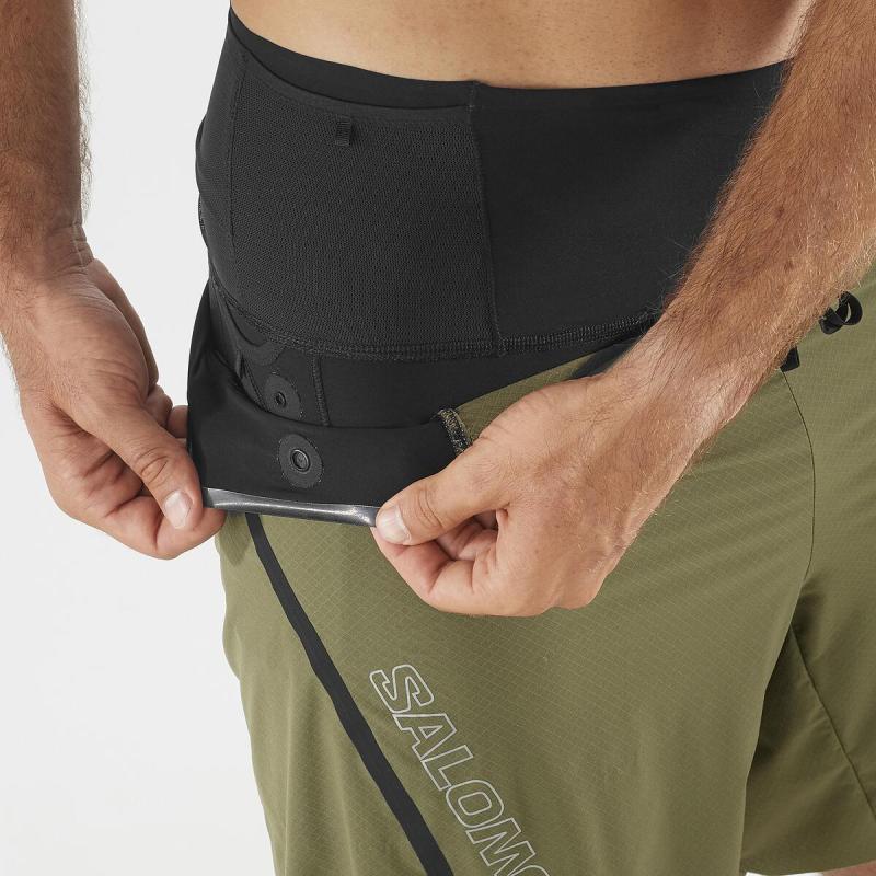 Pánske bežecké trenky Salomon S/LAB SPEED 2IN1 SHORT M Grape Leaf/DEEP