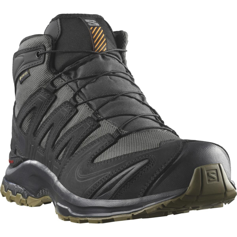 Turistická obuv SALOMON XA TRACKER GTX Black/Asphalt/Coyote 1