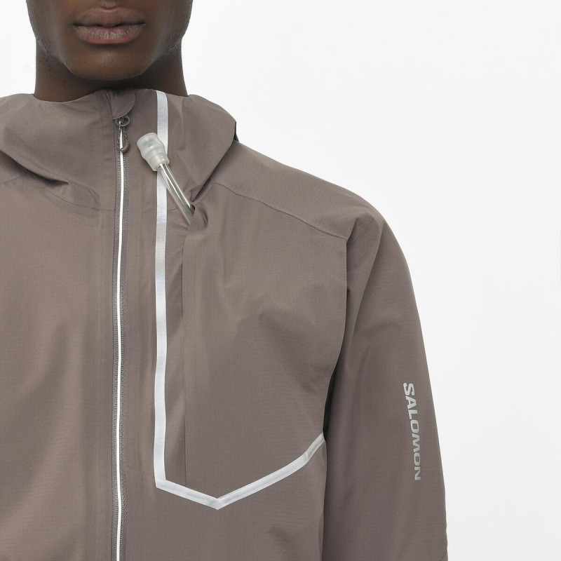 Bežecká bunda Salomon BONATTI TRAIL JKT M iron 5