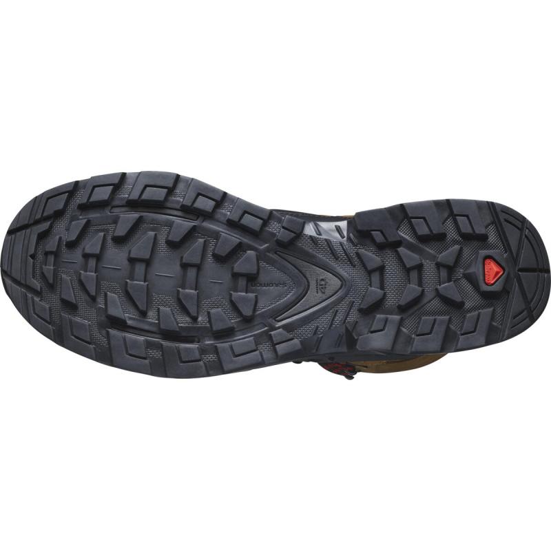 Pánska turistická obuv Salomon QUEST 4 GTX Rubber/Black/Fiery Red