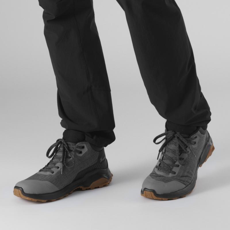 Pánska zimná obuv Salomon X REVEAL CHUKKA CSWP Quite Shadow / Black