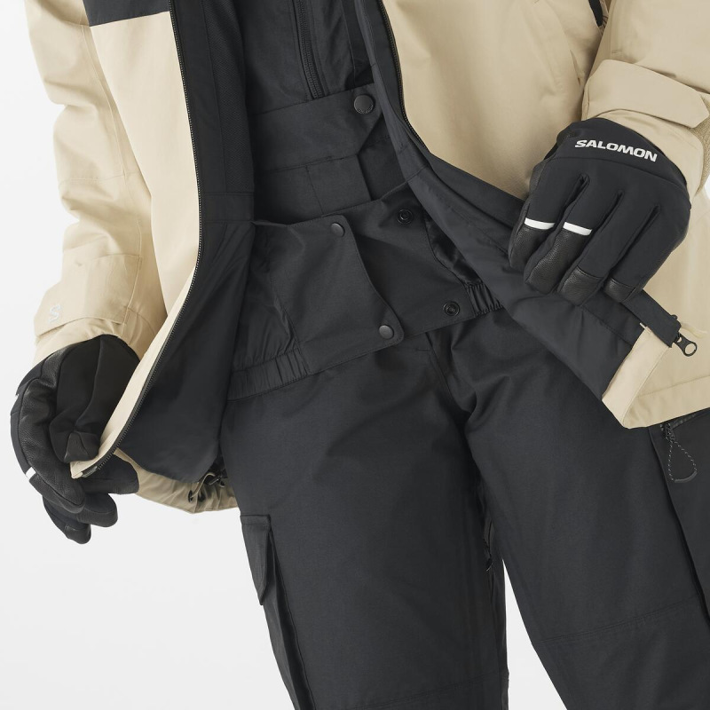 Bunda SALOMON BASHLEY PUFF JKT W Deep Black / White Pepper 5