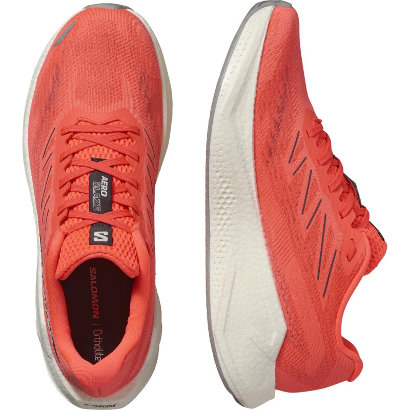 Pánska cestná bežecká obuv AERO BLAZE 3 Neon Flame/Vanilla Ice 5