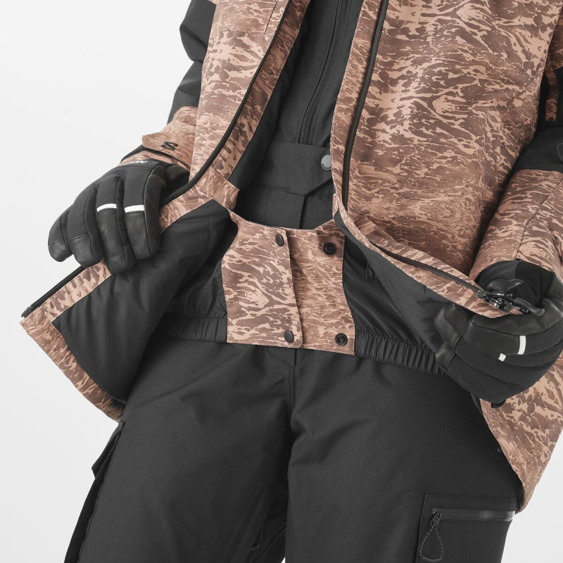 Bunda SALOMON BASHLEY PUFF JACKET W AO/DEEP BLACK 4