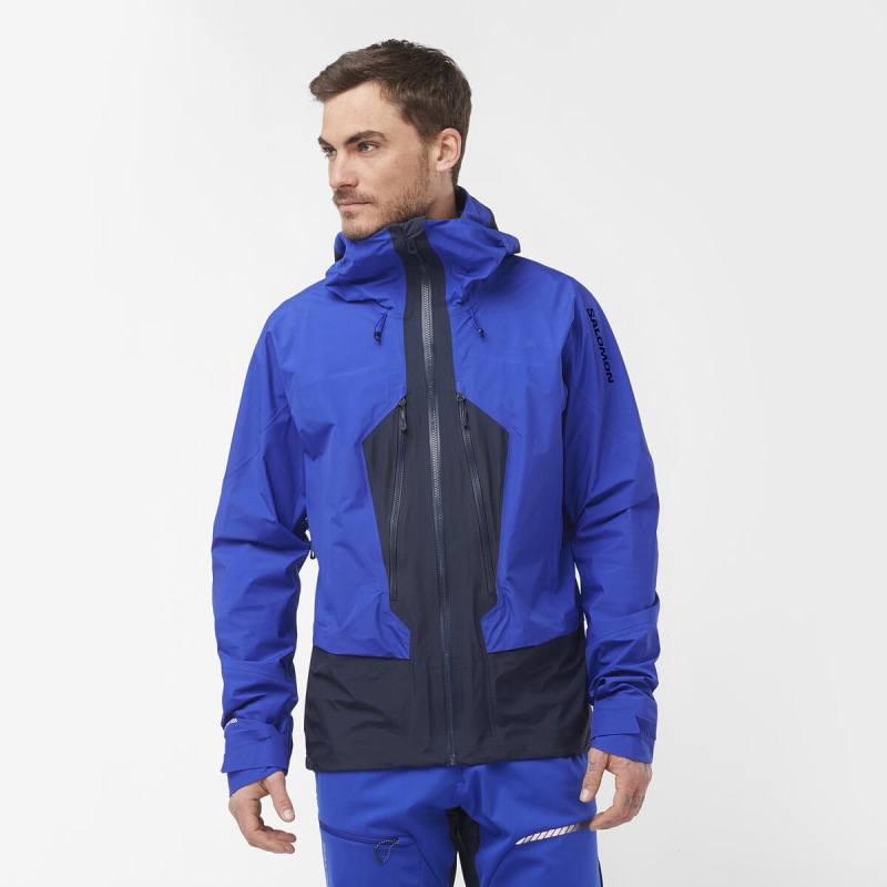 Pánska bunda Salomon MTN GORE-TEX 3L JACKET M Surf The Web/CA 2