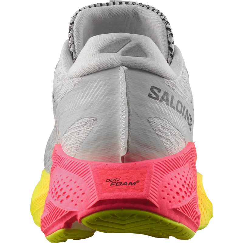 Pánska cestná bežecká obuv Salomon AERO GLIDE 4 GRADIENT Gray Violet / Safety Yellow 2