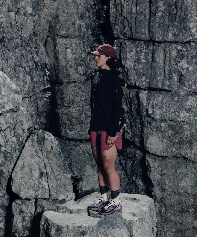 Dámske bežecké trenky Salomon SENSE AERO 5'' SHORTS W NOCTURNE / CYCLAMEN 6