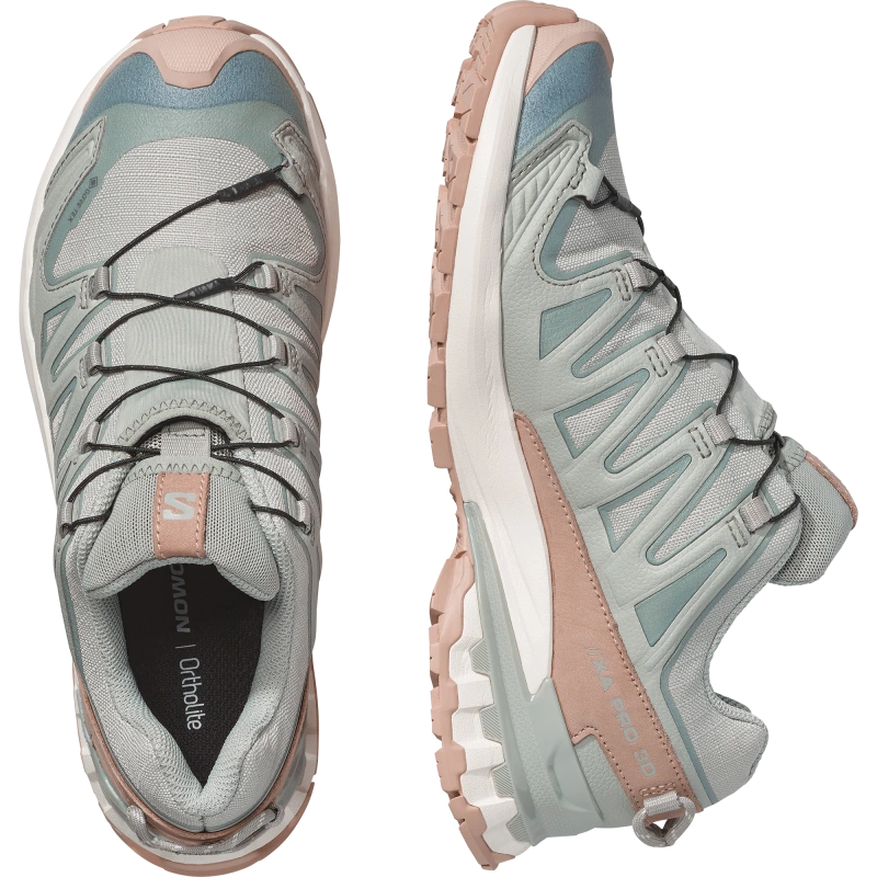 Dámska trailová obuv Salomon XA PRO 3D V9 GTX LIFELONG W Wrought Iron / Oxford Tan 5