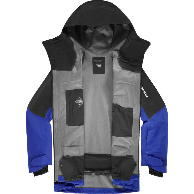 Pánska bunda SALOMON MOON PATROL GTX JKT M DEEP BLACK/Sur 4