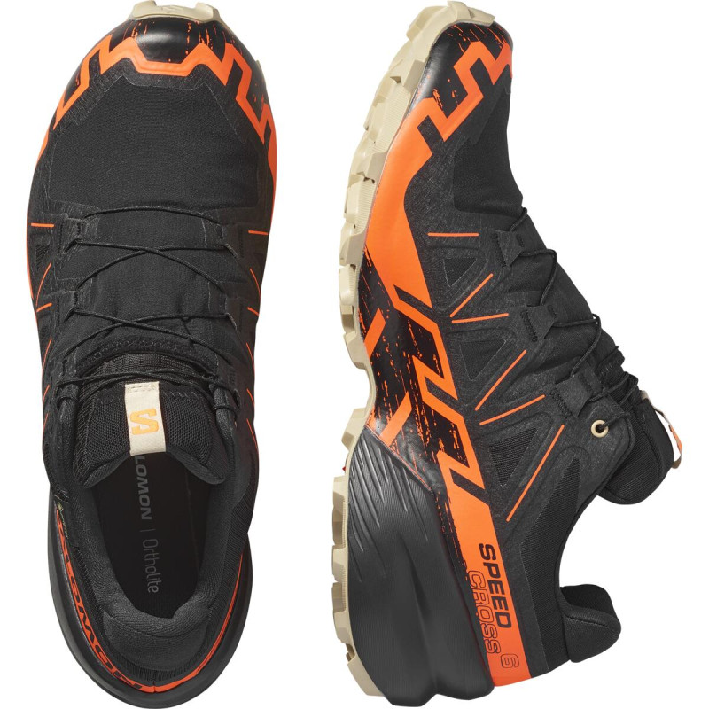 Pánska trailová obuv Salomon SPEEDCROSS 6 GTX Troope/Black/Woodt 5
