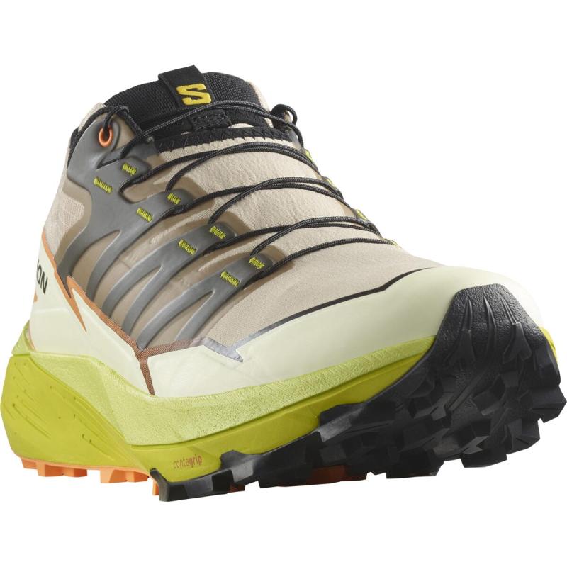 Pánska trailová obuv Salomon THUNDERCROSS Safari/Sulphr/Black