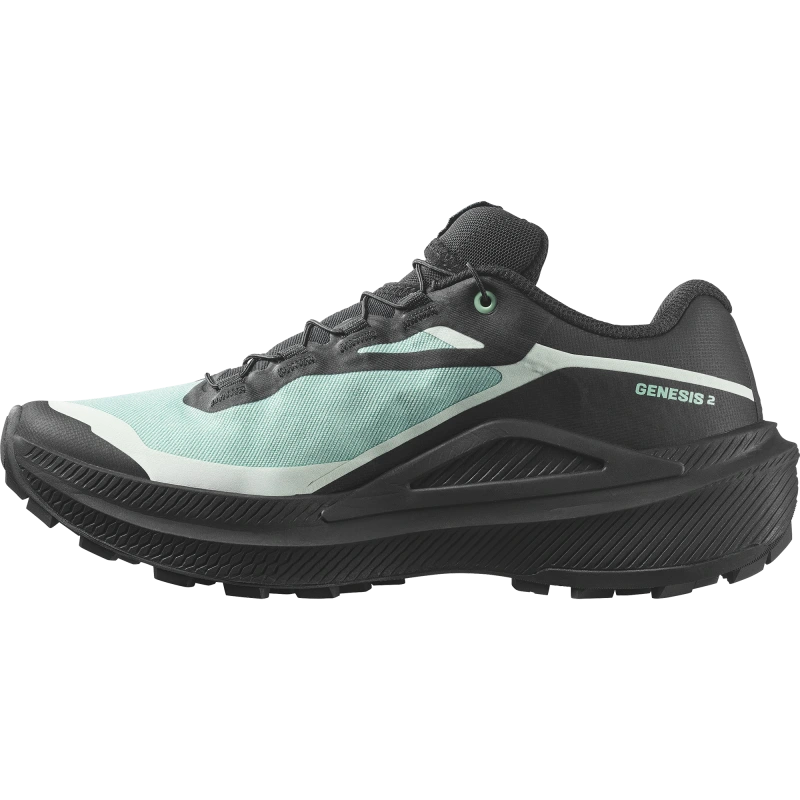 Nepremokavá dámska bežecká obuv Salomon GENESIS 2 GTX W Lichen / Black 4