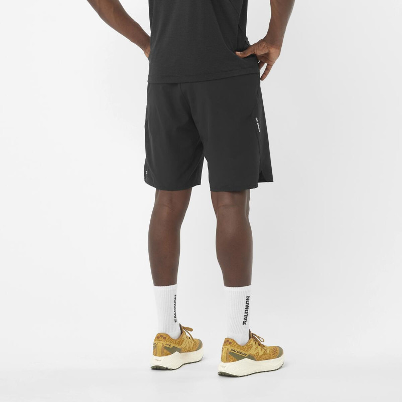 Bežecké nohavice Salomon SHKout C SHTS 9" NO L M DEEP BLACK 4