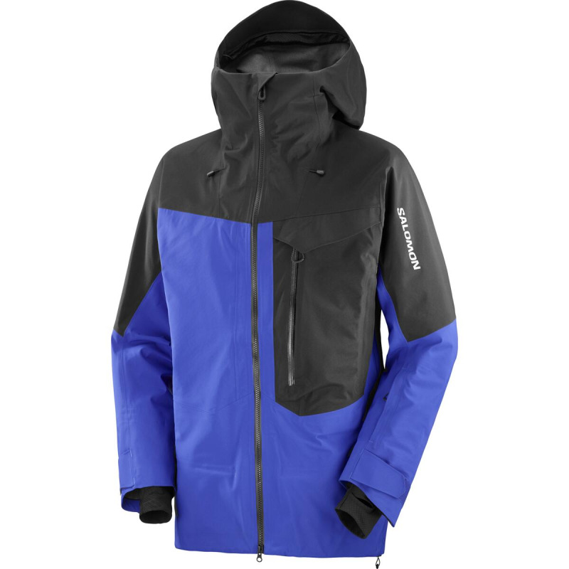 Pánska bunda SALOMON MOON PATROL GTX JKT M DEEP BLACK/Sur