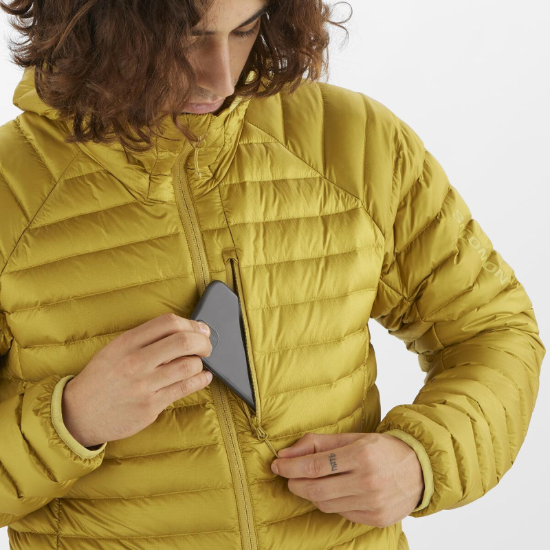 Pánska bunda SALOMON ELIXIR MICRO DOWN JKT M CRESS GREEN 3
