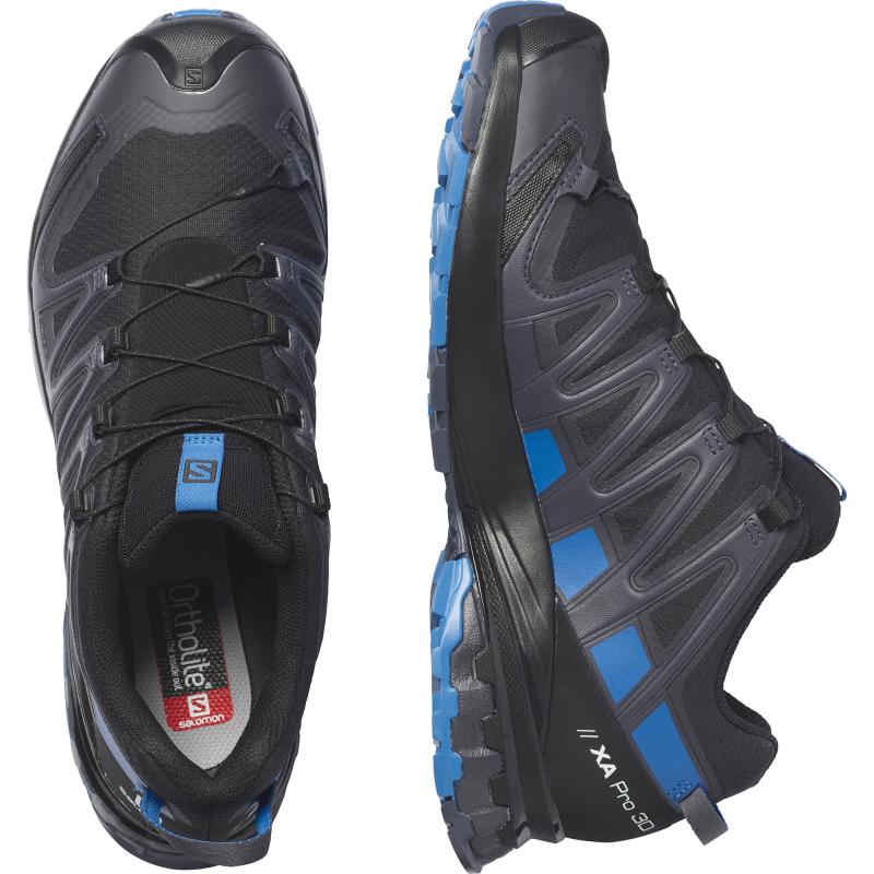 Pánska trailová obuv SALOMON XA PRO 3D v8 GTX Black / Indigo Bunting / Ebony