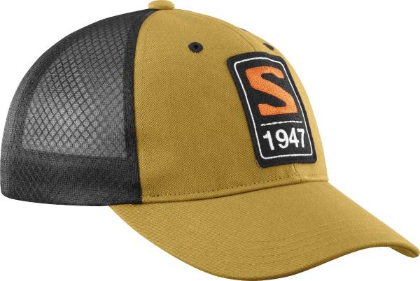 Letná šiltovka Salomon TRUCKER CURVED CAP Cumin/Black