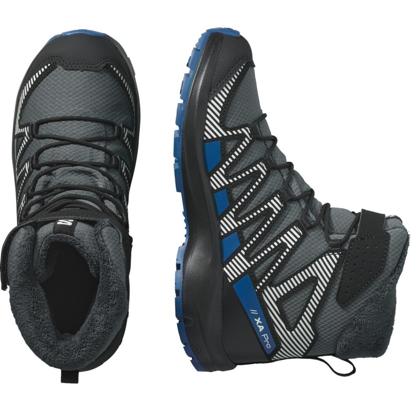 Detská zimná obuv Salomon XA PRO V8 WINTER CSWP J Urbul / Black 5