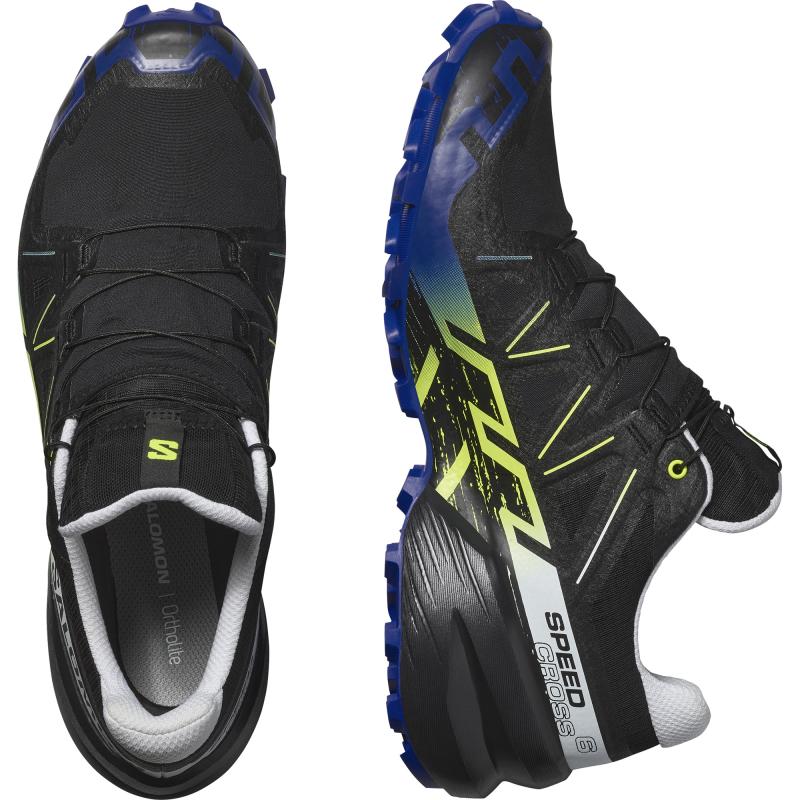 Pánska trailová obuv Salomon SPEEDCROSS 6 GTX FAN FIRE Black/Sur 5