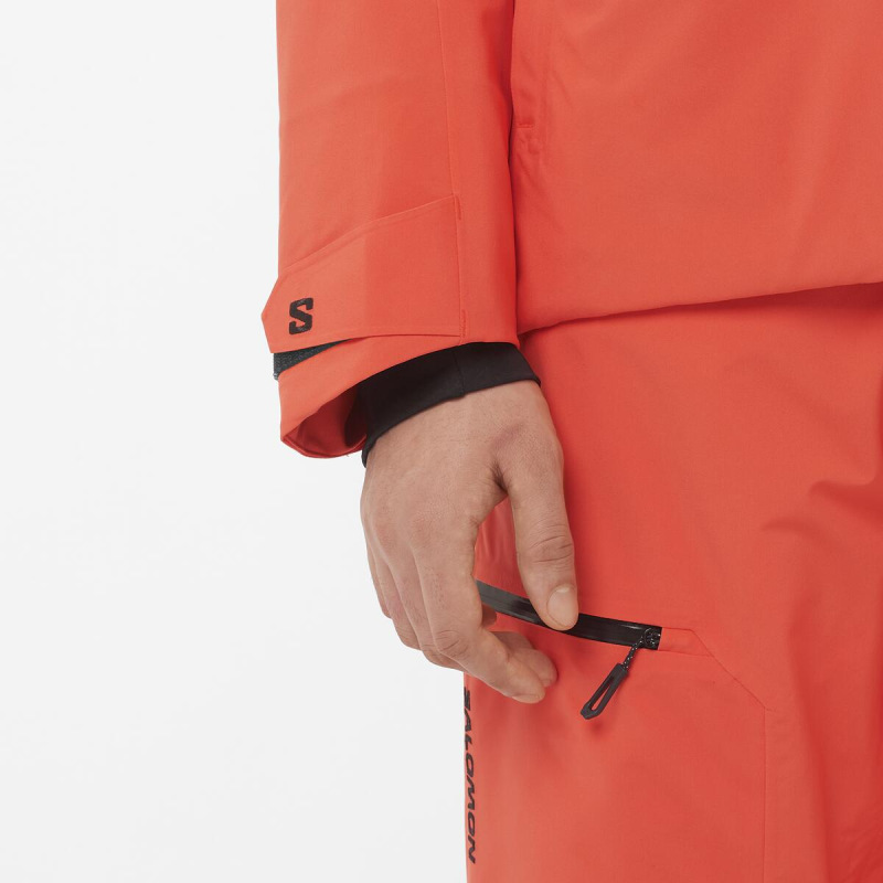 Pánska bunda SALOMON BRILLIANT 2.0 JACKET M CHERRY TOMATO 5