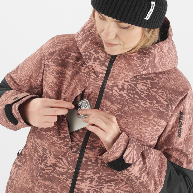 Bunda SALOMON BASHLEY PUFF JACKET W AO/DEEP BLACK 7