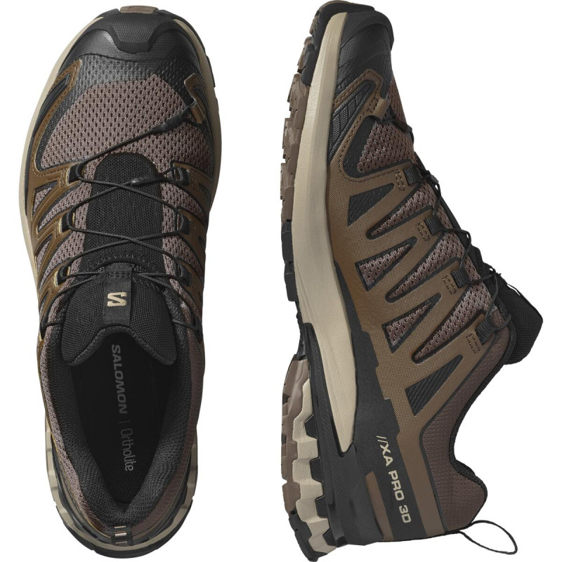 Pánska trailová obuv Salomon XA PRO 3D V9 Falcon/Dsrtan/Black 5